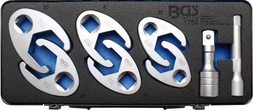 BGS technic 7 részes hollander kulcs készlet, 33-46mm, 1/2" + 3/4" (BGS 1759)