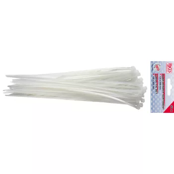   BGS technic Kábelkötegelő, fehér, 50db, 4.8 x 250 mm (BGS 1788)