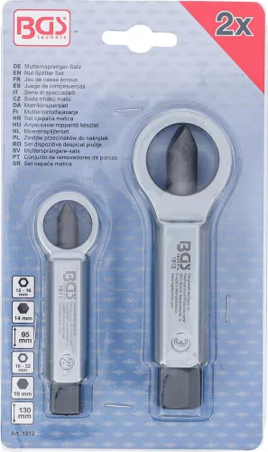 BGS technic 2 részes anyavágó készlet , 12-16 és 16-22mm (BGS 1812)