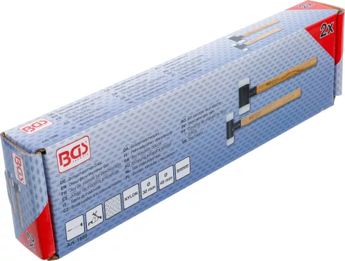 BGS technic 2 részes nylon fejű kalapács szett (BGS 1859)