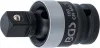 BGS technic Ütvecsavarozó kardáncsukló / gömbcsukló adapter 1/2”, CrMo acél (BGS 190)