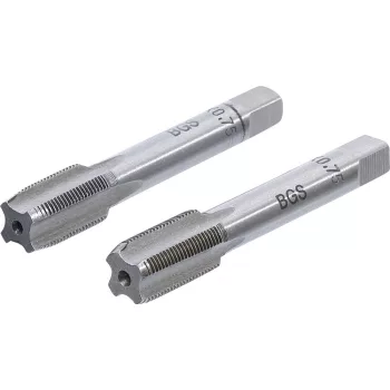   BGS technic 2 részes menetfúró szár készlet, M11x0.75, előfúró és fő menetfúró (BGS 1900-M11X0.75-B)