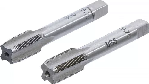 BGS technic 2 részes menetfúró szár készlet, M11x0.75, előfúró és fő menetfúró (BGS 1900-M11X0.75-B)