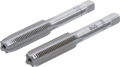 BGS technic 2 részes menetfúró szár készlet, M11x1.25, előfúró és fő menetfúró (BGS 1900-M11X1.25-B)