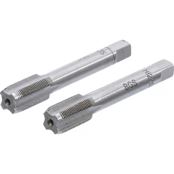   BGS technic 2 részes menetfúró szár készlet, M12x0.75, előfúró és fő menetfúró (BGS 1900-M12X0.75-B)