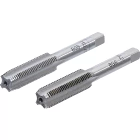   BGS technic 2 részes menetfúró szár készlet, M12x1.25, előfúró és fő menetfúró (BGS 1900-M12X1.25-B)