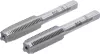 BGS technic 2 részes menetfúró szár készlet, M12x1.5, előfúró és fő menetfúró (BGS 1900-M12X1.5-B)
