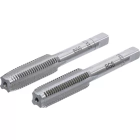   BGS technic 2 részes menetfúró szár készlet, M12x1.5, előfúró és fő menetfúró (BGS 1900-M12X1.5-B)