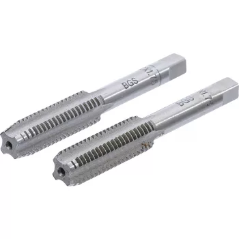   BGS technic 2 részes menetfúró szár készlet, M12x1.75, előfúró és fő menetfúró (BGS 1900-M12X1.75-B)