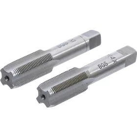   BGS technic 2 részes menetfúró szár készlet, M14x1.0, előfúró és fő menetfúró (BGS 1900-M14X1.0-B)
