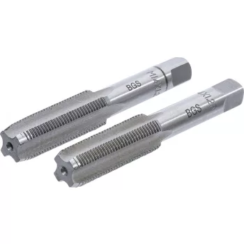   BGS technic 2 részes menetfúró szár készlet, M14x1.25, előfúró és fő menetfúró (BGS 1900-M14X1.25-B)