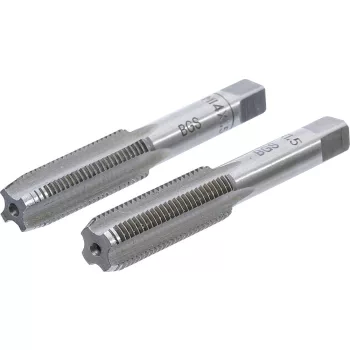   BGS technic 2 részes menetfúró szár készlet, M14x1.5, előfúró és fő menetfúró (BGS 1900-M14X1.5-B)