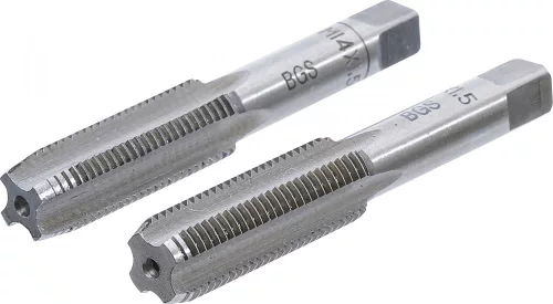 BGS technic 2 részes menetfúró szár készlet, M14x1.5, előfúró és fő menetfúró (BGS 1900-M14X1.5-B)