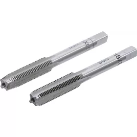   BGS technic 2 részes menetfúró szár készlet, M8x1.0, előfúró és fő menetfúró (BGS 1900-M8X1.0-B)