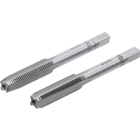   BGS technic 2 részes menetfúró szár készlet, M8x1.0, előfúró és fő menetfúró (BGS 1900-M8X1.0-B)