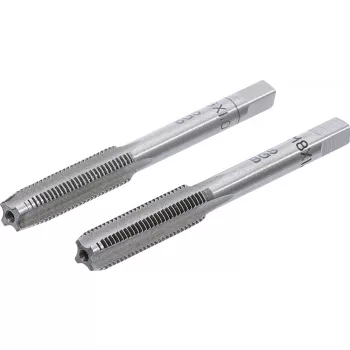   BGS technic 2 részes menetfúró szár készlet, M8x1.0, előfúró és fő menetfúró (BGS 1900-M8X1.0-B)