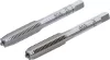 BGS technic 2 részes menetfúró szár készlet, M8x1.25, előfúró és fő menetfúró (BGS 1900-M8X1.25-B)