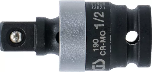 BGS technic Ütvecsavarozó kardáncsukló / gömbcsukló adapter 1/2”, CrMo acél (BGS 190)