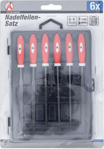 BGS DIY Tűreszelő készlet 6 részes 140 mm (BGS 1911)