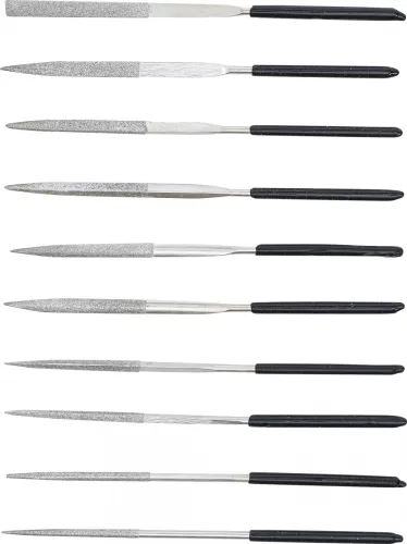 BGS technic Gyémánt reszelő készlet 10 részes 140x3mm (BGS 1920)