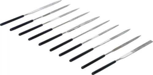 BGS technic Gyémánt reszelő készlet 10 részes 140x3mm (BGS 1920)