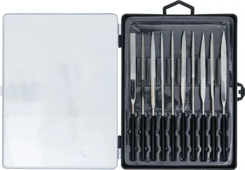 BGS technic Gyémánt reszelő készlet 10 részes 140x3mm (BGS 1920)