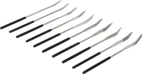 BGS technic Gyémánt reszelő készlet hajlított 10 részes 140x3mm (BGS 1921)