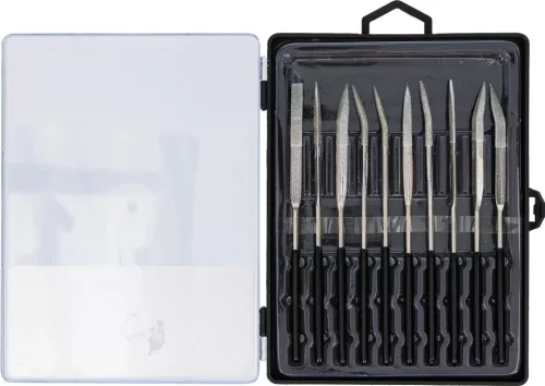 BGS technic Gyémánt reszelő készlet hajlított 10 részes 140x3mm (BGS 1921)