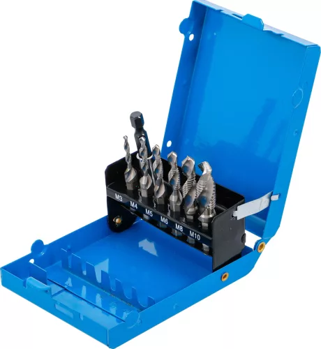 BGS technic 7 részes HSS-G gépi elő és menet fúró készlet (BGS 1926)