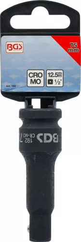 BGS technic 1/2" Hosszabbító szár légkulcshoz, 75mm (BGS 192)