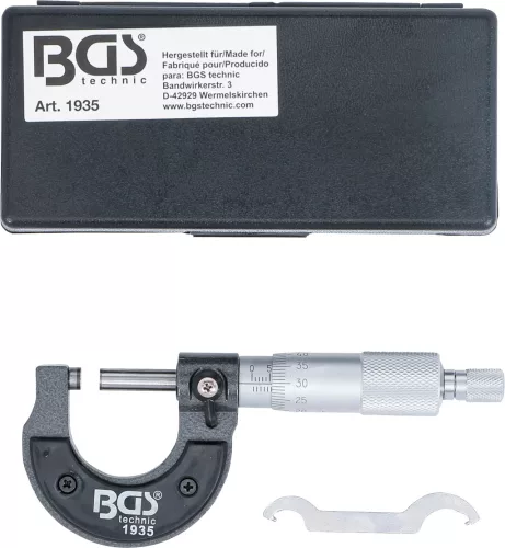 BGS technic Mikrométer 0-25mm (BGS 1935)