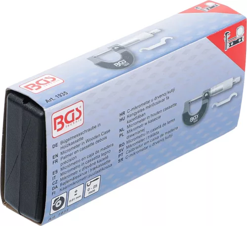 BGS technic Mikrométer 0-25mm (BGS 1935)