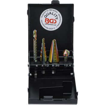   BGS technic 4 részes HSS-G multi fúrókészlet, kobalt bevonatú (BGS 1944)