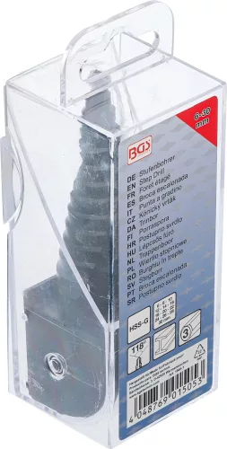BGS technic Lépcsős fúró, 6-30 mm (BGS 1945-1)