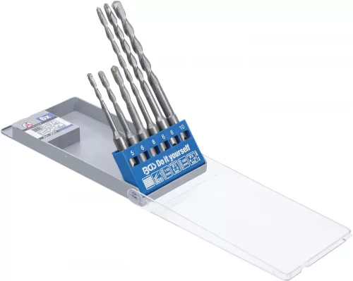 BGS DIY 6 részes SDS PLUS kőzetfúró készlet, karbid hegyű (BGS 2007)