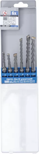 BGS DIY 6 részes SDS PLUS kőzetfúró készlet, karbid hegyű (BGS 2007)