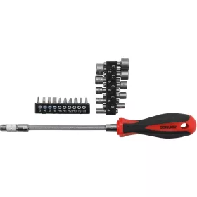   BGS DIY Dugókulcs és bit készlet | flexibilis hajtószárral | 31 darabos | 1/4" (BGS 20131)