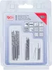 BGS technic HSS mini fúrószár készlet precíziós fúráshoz, 0,5–3 mm, 25 részes (BGS 2023)