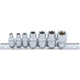   BGS technic 7 részes E-Torx dugókulcs fej készlet 1/4"-3/8" (BGS 2027)