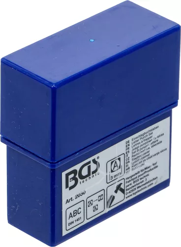 BGS technic Betűbeütő készlet, 3mm (BGS 2030)