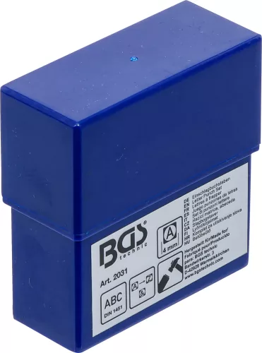 BGS technic Betűbeütő készlet, 4mm (BGS 2031)