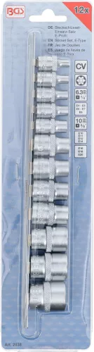 BGS technic 12 részes Torx dugókulcs fej 1/4"-3/8" (BGS 2038)