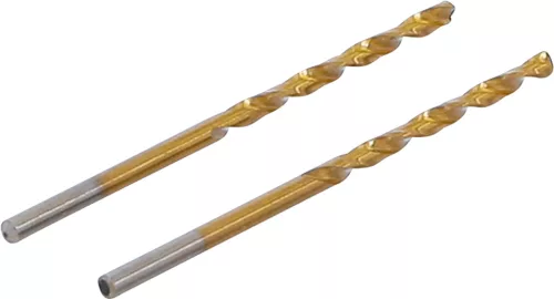 BGS technic 2 részes Titán bevonatú, HSS-G fúrószár készlet, 2.5 mm (BGS 2040-2.5)