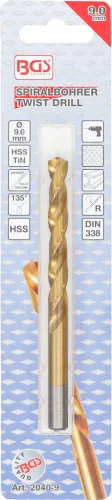 BGS technic Titán bevonatú, HSS-G fúrószár, 9.0 mm (BGS 2040-9)