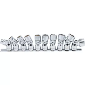   BGS technic 3/8" Univerzális "Pro Torque" csuklós dugókulcs készlet, 10-19 mm (BGS 205)