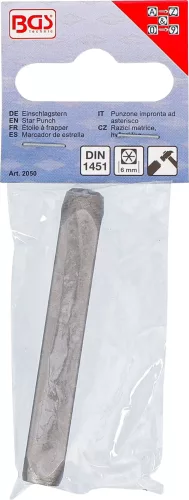BGS technic Beütő csillag jel 6 mm (BGS 2050)