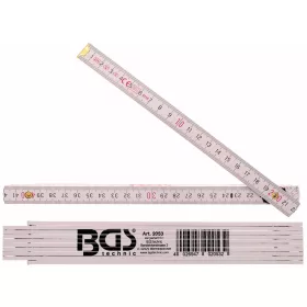   BGS technic Fa ősszehajtható mérőléc (colostok), 2m (BGS 2053)