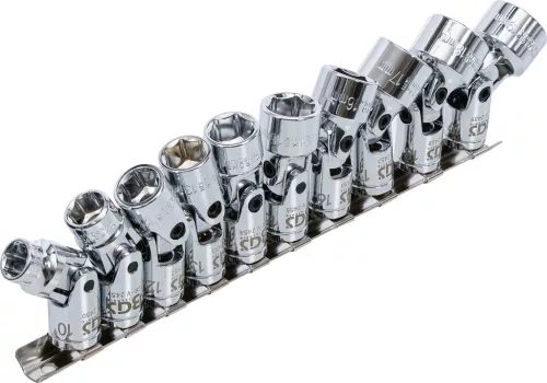 BGS technic 3/8" Univerzális "Pro Torque" csuklós dugókulcs készlet, 10-19 mm (BGS 205)