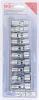 BGS technic 3/8" Univerzális "Pro Torque" csuklós dugókulcs készlet, 10-19 mm (BGS 205)