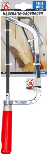 BGS DIY Fémfűrész 150 mm-es fűrészlappal, fa nyéllel (BGS 2068)